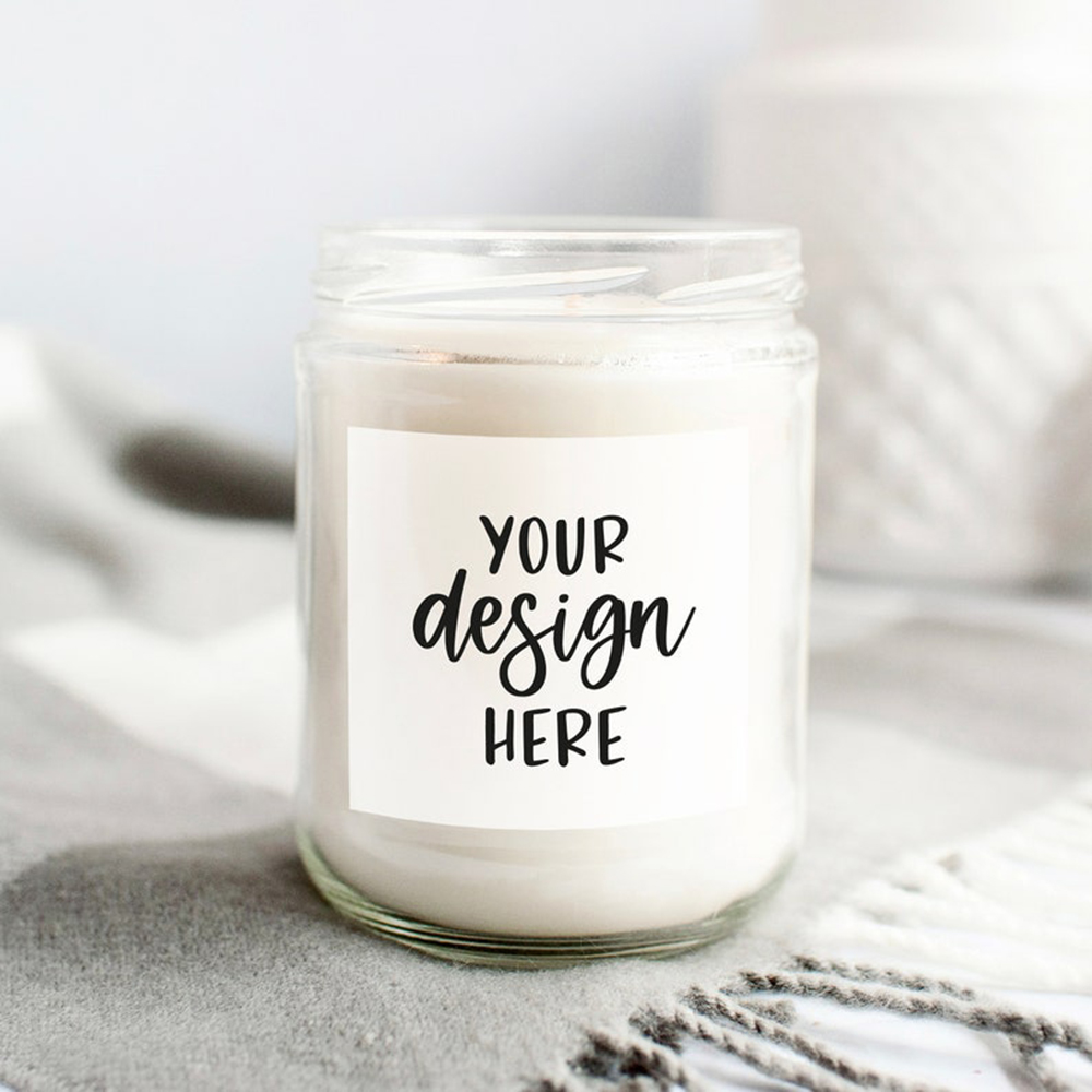Personalised Candle Label - 30 adet-50mm Özel Mum Kavanoz Çıkartmaları
