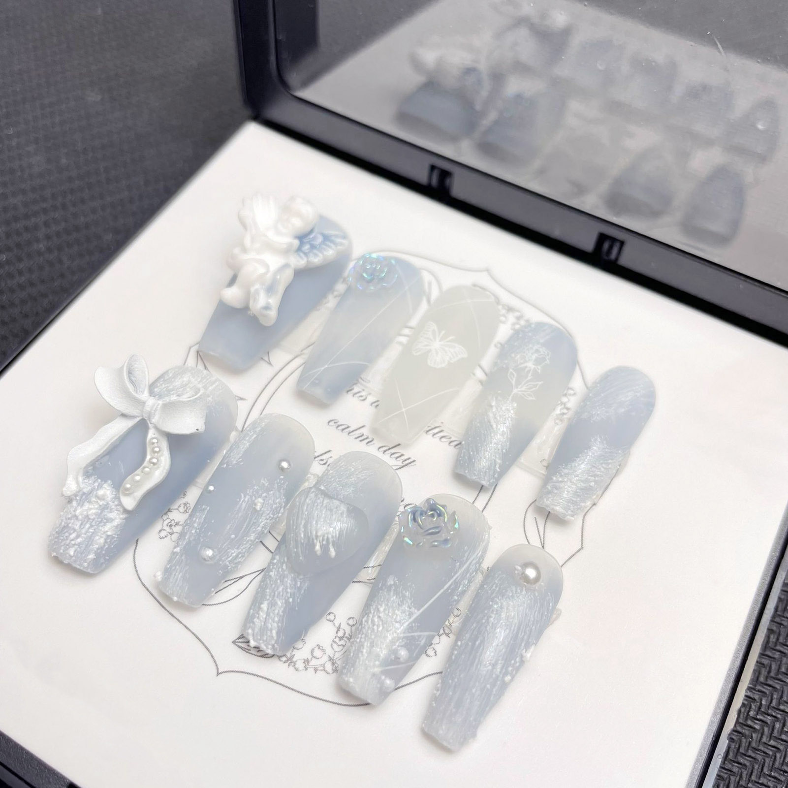 3D Alçı Melek Yanlış Çivi Parl - Pressed Flower Art incelemesi ve fiyatı